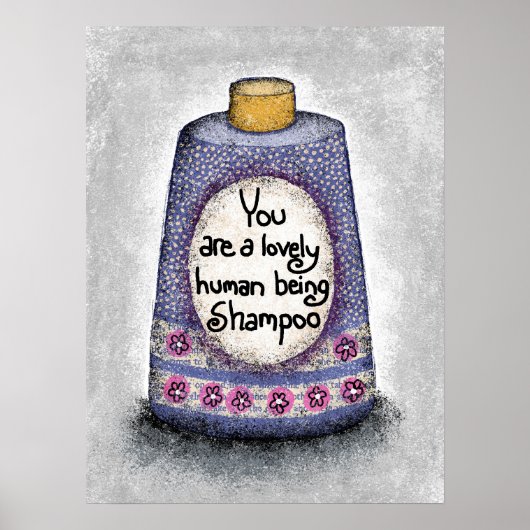 Liefdadige menselijke Shampoo-Poster Wall Art Poster (Voorkant)