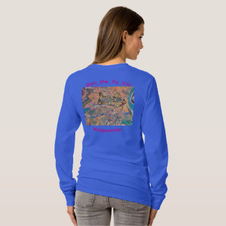 Liefdadige Vleugelvrouw Vleugels van Goud Vrouw's T-shirt