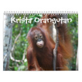 liefdadigheid in het wild van Krista Orangutan Kalender (Hoes)