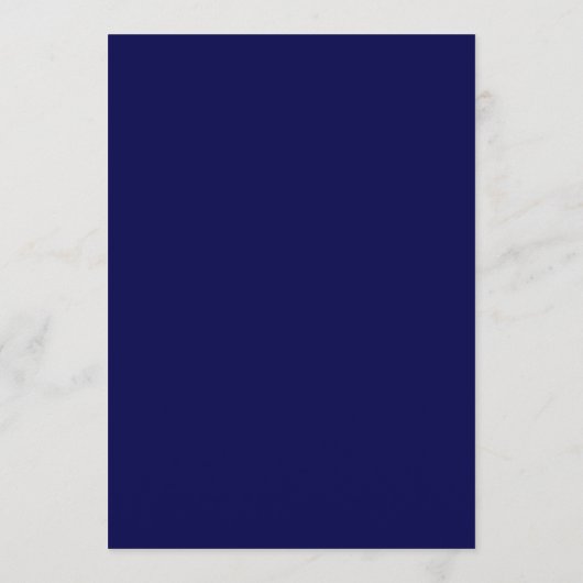 Liefdadigheids galabal Bedrijfs Event Blauw Goud E Menu (Achterkant)