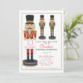 Liefdadigheidsnotenknaker Kerst fundraiser PTO ker Kaart (Staand voorkant)