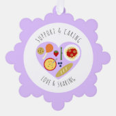 Liefdadigheidsorganisatie School Vrijwilliger Ornament Kaart (Voorkant)