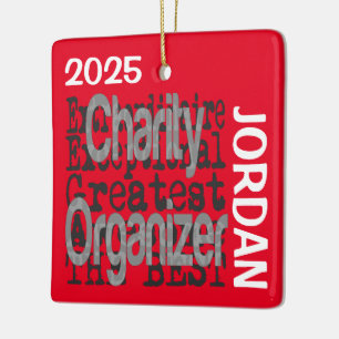 Liefdadigheidsorganisator Buitengewone CUSTOM Keramisch Ornament