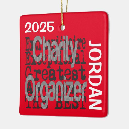 Liefdadigheidsorganisator Buitengewone CUSTOM Keramisch Ornament (Links)