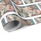 Liefdays Vroege kerstfeestdag Cadeaupapier (Rol Hoek)