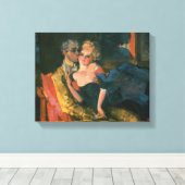 Liefde, 1910 canvas afdruk (Insitu (Houten vloer))