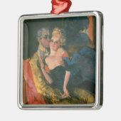 Liefde, 1910 metalen ornament (Links)