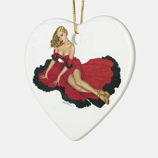  liefde 1952 keramisch ornament (Links)