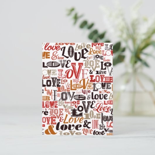 Liefde 1 briefkaart (Staand voorkant)