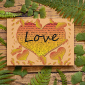 Liefde 1 Corinthians 13 Harten Briefkaart