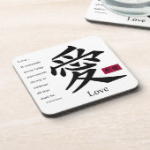 Liefde 1 drankjes onderzetter (Linkerzijde)