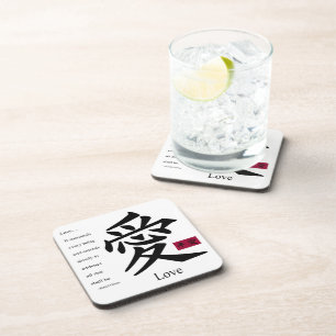 Liefde 1 drankjes onderzetter