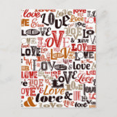 Liefde 1 feestdagenkaart (Voorkant)