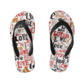Liefde 1 kinder teenslippers (Voetbed)