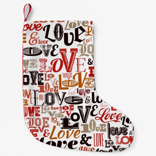 Liefde 1 kleine kerstsok (Voorkant)