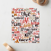 Liefde 1 notitiekaartje (Voorkant / Achterkant in situ)