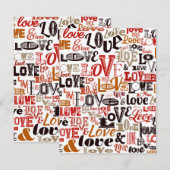 Liefde 1 notitiekaartje (Voorkant / Achterkant)