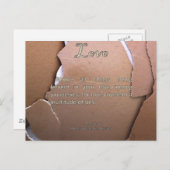 Liefde 1 Peter 4-8 Briefkaart (Voorkant / Achterkant)