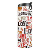 Liefde 1 thermosbeker (Gedraaid links)