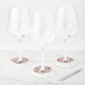 Liefde 1 wijnglaslabel (Set)