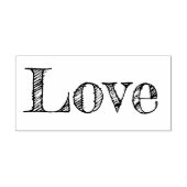 LIEFDE 1 "x2.5" Rubber Stamp / Fredericka Rubberstempel (Afrduk)