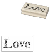 LIEFDE 1 "x2.5" Rubber Stamp / Fredericka Rubberstempel (Gestempeld)