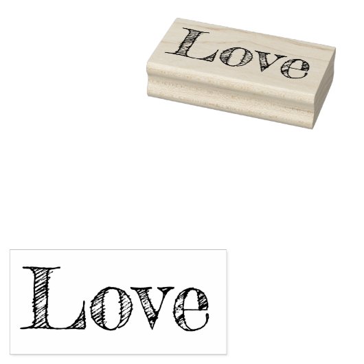 LIEFDE 1 "x2.5" Rubber Stamp / Fredericka Rubberstempel (Gestempeld)