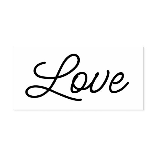 LIEFDE 1 "x2.5" Rubber Stamp / Miauw Script Rubberstempel (Afrduk)