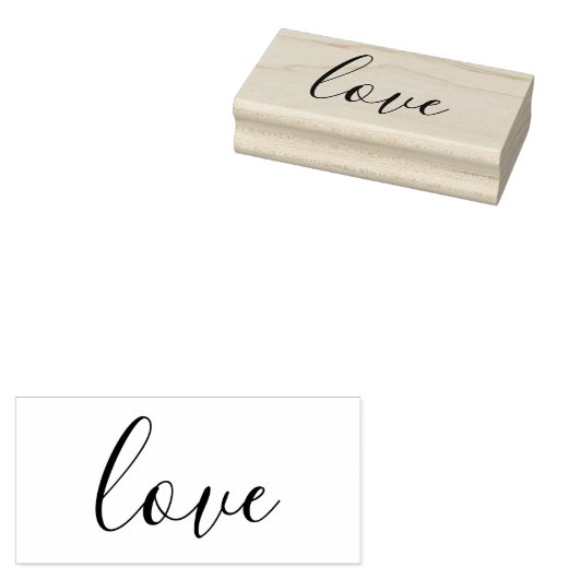LIEFDE 1 "x2.5" Rubber Stamp / Morgana Rubberstempel (Gestempeld)