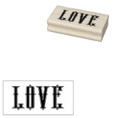 LIEFDE 1 "x2.5" Rubber Stamp / Phoenix Rubberstempel (Gestempeld)