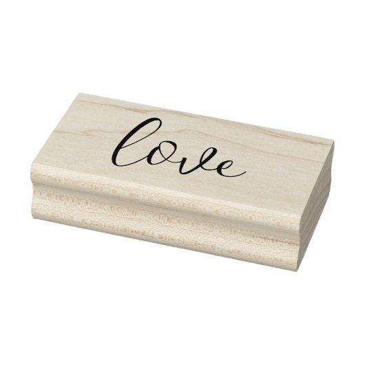 LIEFDE 1 "x2.5" Rubber Stamp / Trendy Script Rubberstempel (Stempel)