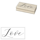 LIEFDE 1"x2.5"Rubberzegel/Emeline Rubberstempel (Gestempeld)