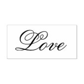 LIEFDE 1"x2.5"Rubberzegel/Vlaams Rubberstempel (Afrduk)