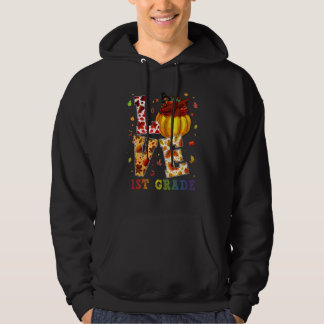 Liefde 1st grade Happy Herfst alle herfst voor ler Hoodie