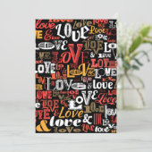 Liefde 2 bedankkaart (Staand voorkant)