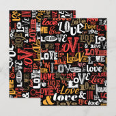 Liefde 2 briefkaart (Voorkant / Achterkant)