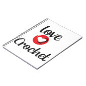 liefde 2 haakje notitieboek (Linkerzijde)