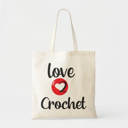 liefde 2 haakje tote bag (Voorkant)