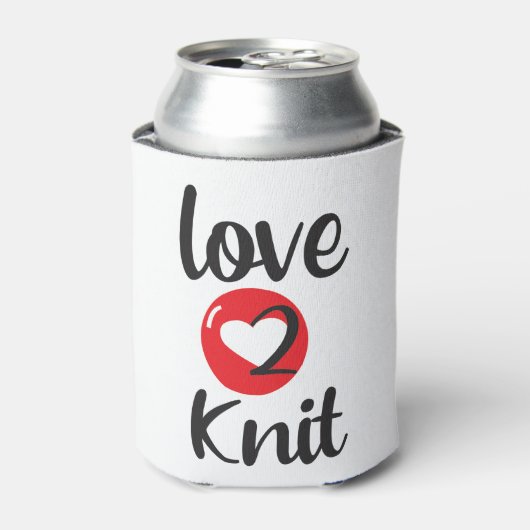 liefde 2 Knit Blikjeskoeler (Blikje Voorkant)