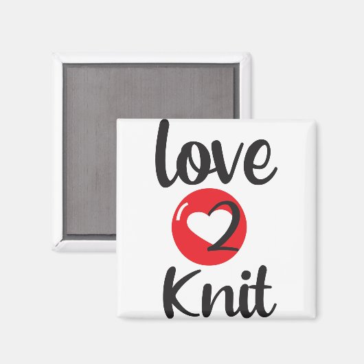 liefde 2 Knit Magneet (Voorkant / Achterkant)