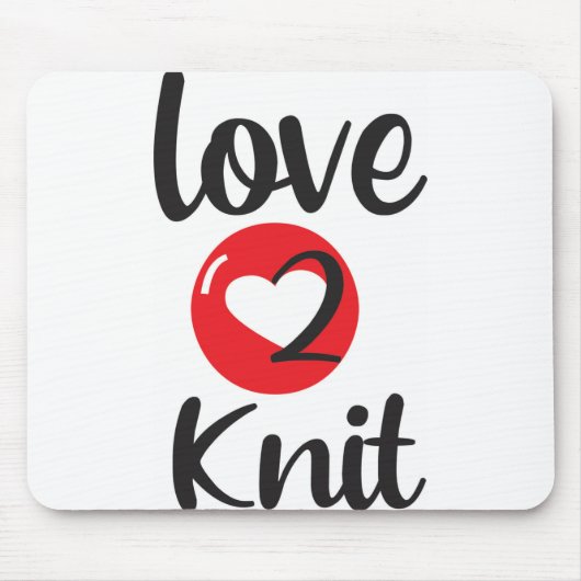 liefde 2 Knit Muismat (Voorkant)