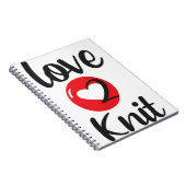 liefde 2 Knit Notitieboek (Rechterzijde)