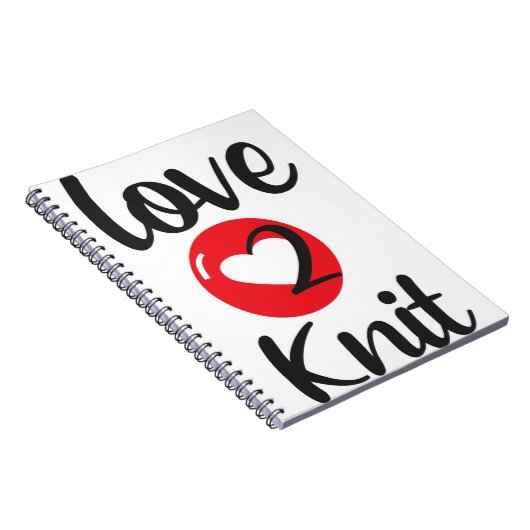 liefde 2 Knit Notitieboek (Rechterzijde)
