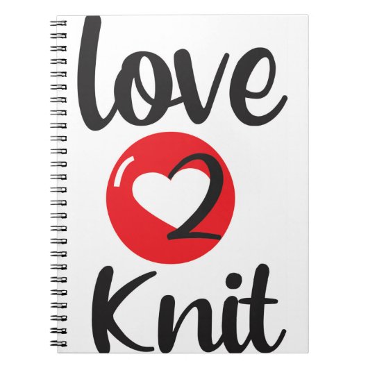 liefde 2 Knit Notitieboek (Voorkant)