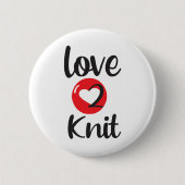 liefde 2 Knit Ronde Button 5,7 Cm (Voorkant)
