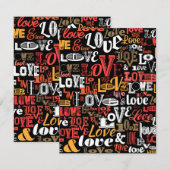 Liefde 2 notitiekaartje (Voorkant / Achterkant)