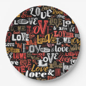 Liefde 2 papieren bordje (Voorkant)