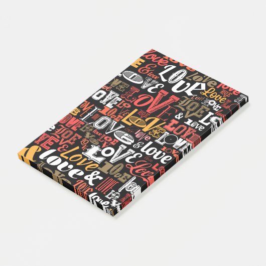 Liefde 2 post-it® notes (Schuin)