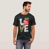 Liefde 2e klas naar school t-shirt (Voorkant volledig)