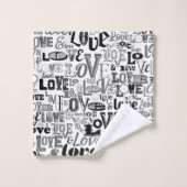 Liefde 3 bad handdoek (Wasdoekje)